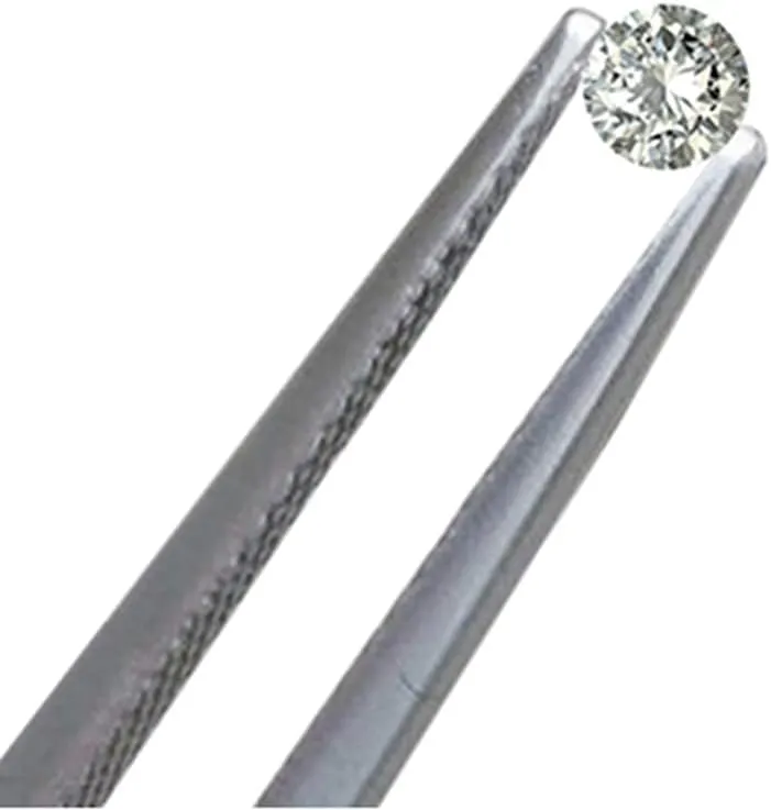 White Natural Diamond Loose Faceted Round 2mm I2 Clarity (0.03 Cttw)