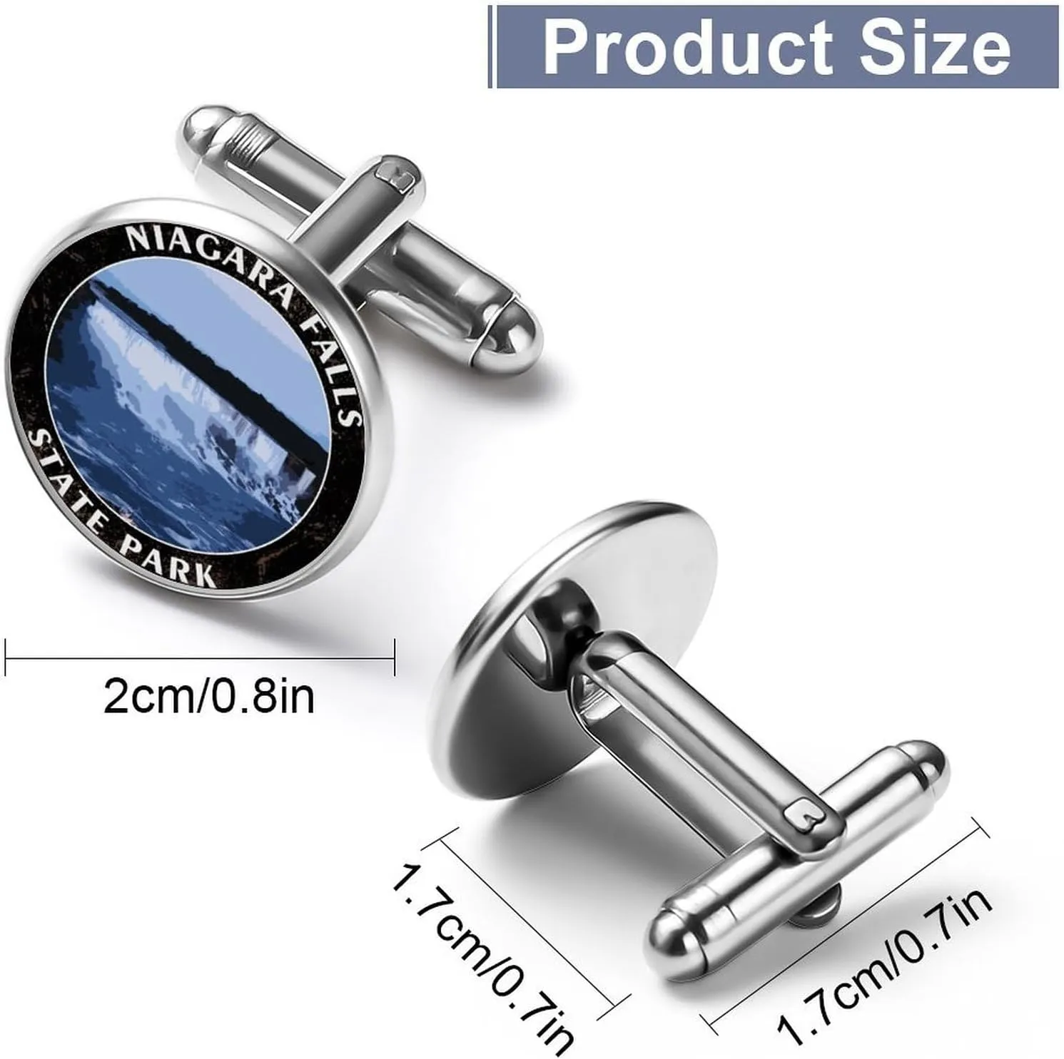 Zion National Park Landscape Cufflinks City Scene City Souvenir Cufflinks For Men National Park Skyscrapers Mens Cufflinks Abstract Shirt Shirt Tuxedo Gift For Dad Husband Boyfriend