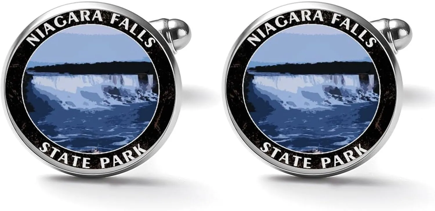 Zion National Park Landscape Cufflinks City Scene City Souvenir Cufflinks For Men National Park Skyscrapers Mens Cufflinks Abstract Shirt Shirt Tuxedo Gift For Dad Husband Boyfriend