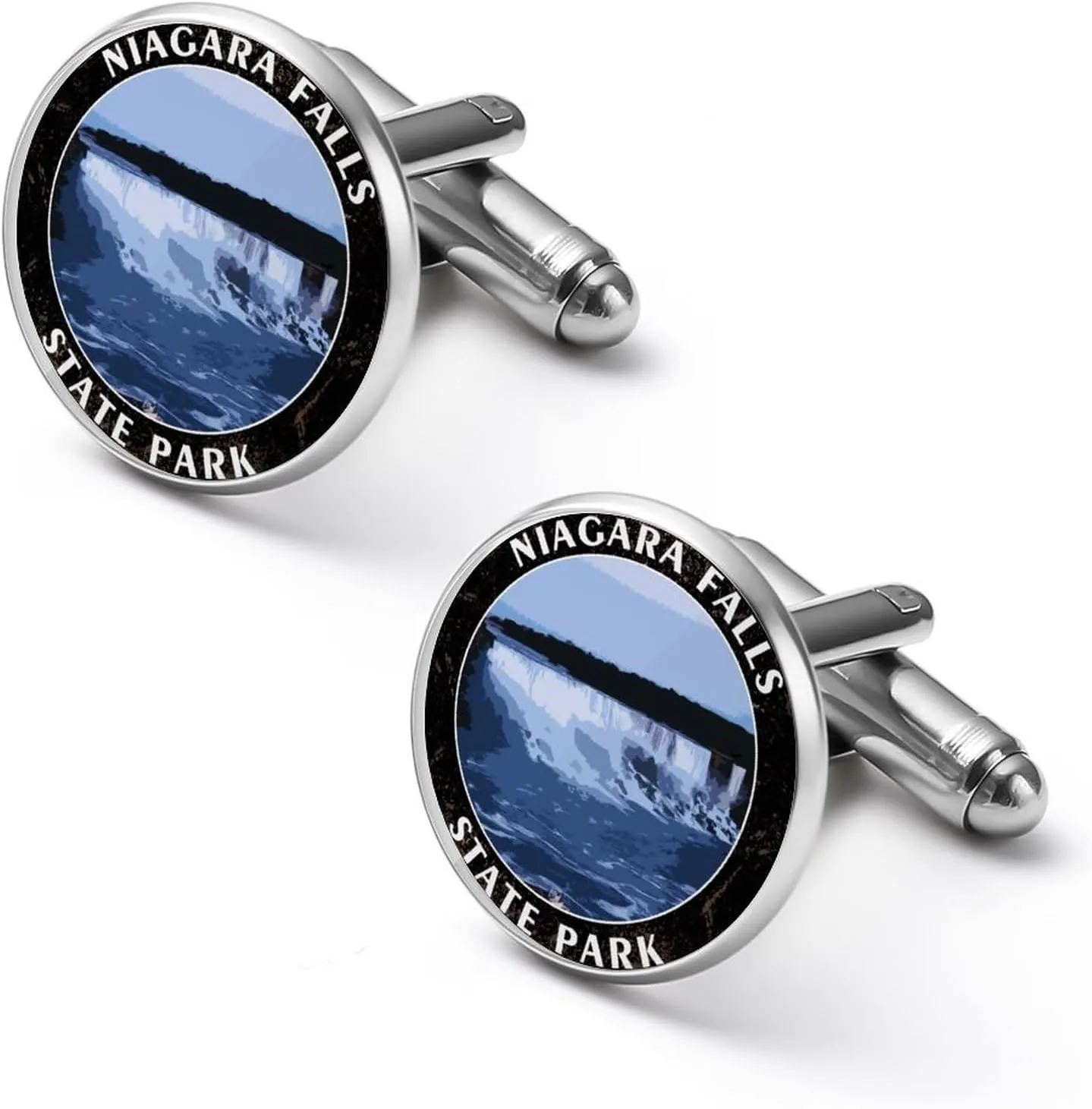 Zion National Park Landscape Cufflinks City Scene City Souvenir Cufflinks For Men National Park Skyscrapers Mens Cufflinks Abstract Shirt Shirt Tuxedo Gift For Dad Husband Boyfriend