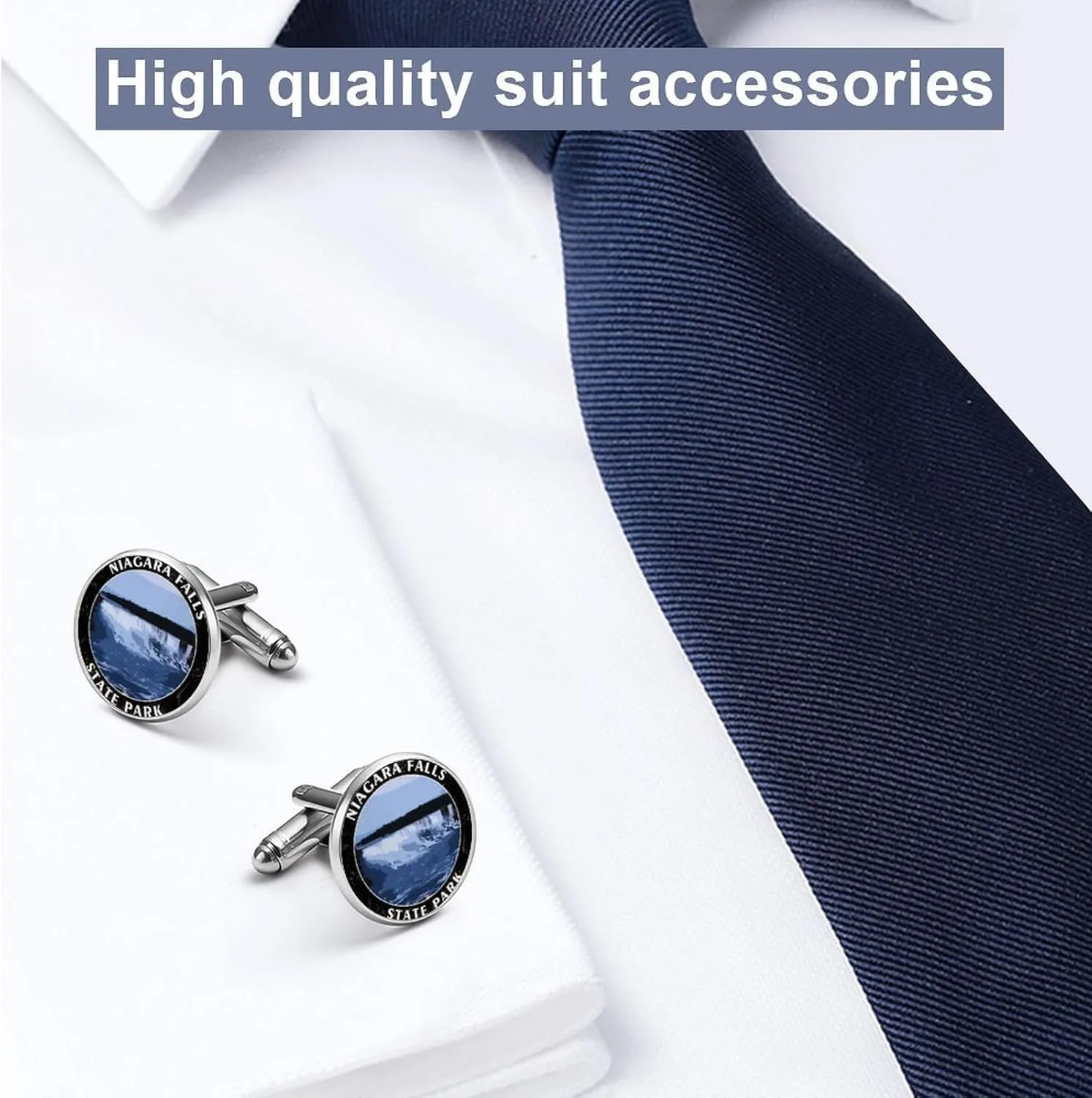 Zion National Park Landscape Cufflinks City Scene City Souvenir Cufflinks For Men National Park Skyscrapers Mens Cufflinks Abstract Shirt Shirt Tuxedo Gift For Dad Husband Boyfriend