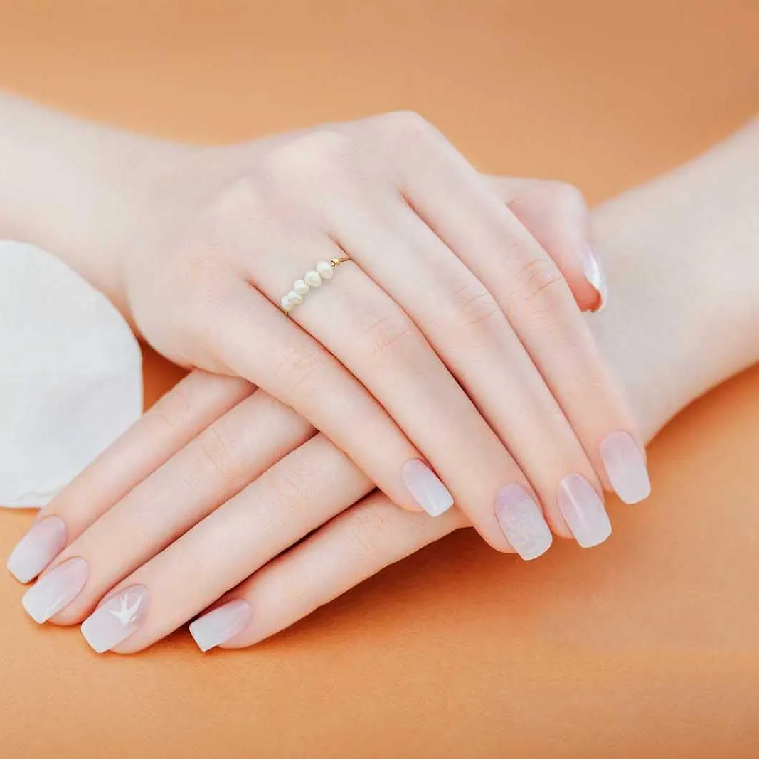 ZMANYIJEW Freshwater Pearl Ring for women,Dainty Minimalistic 316L Stainless Steel Gold Stacking Statement Wedding Finger Pearl Rings Holiday Gift for Women